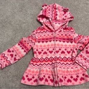 The‎ Children's Place Pink Patterned Hoodie Size 2T